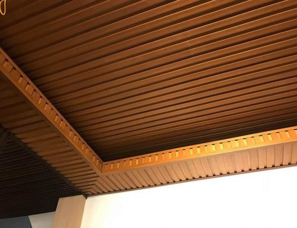 Tấm nhựa ốp trần giả gỗ Composite