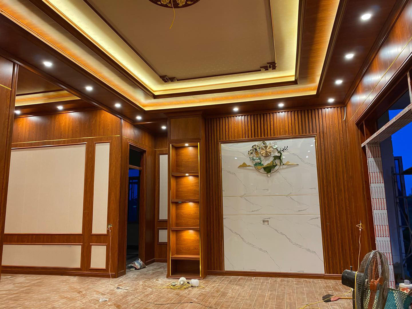 Nhựa gỗ PVC được ứng dụng trong thiết kế nội thất 